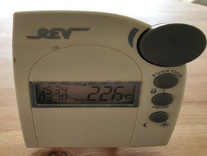 thermostat de bureau support elv fth80 rév montage 3d print model - Mito3D