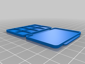 sd card case 8 containers customized 3d print model - Mito3D