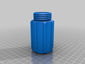 battery vial 26650 size electronics holder 3d print model - Mito3D
