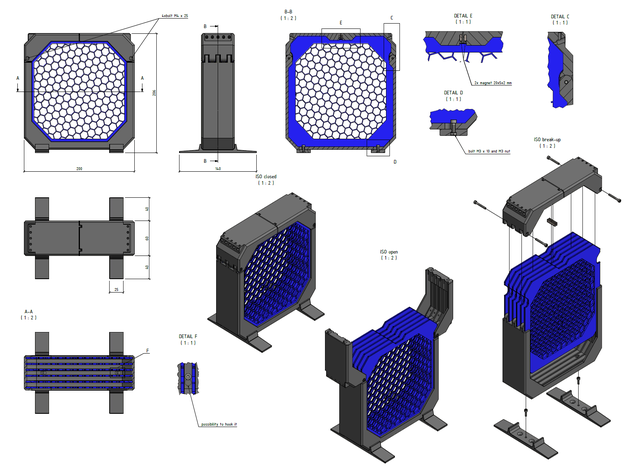mmu2s Puffer 3d Drucker Zubehör filament-Puffer prusa i3 3D print model - Mito3D