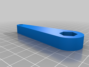 handkurbel manivelle m8 le bricolage handcrank kurbel 3d print model - Mito3D