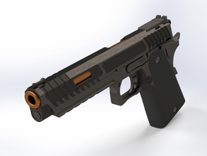 john wick di combattimento master e puntare - leggere la descrizione oggetti scena pistola militare 3d print model - Mito3D