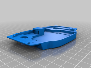 freeplay rear housing - buttons electronics 3d print model - Mito3D