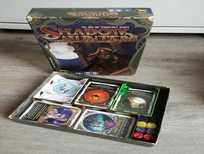 shadowhunters organiser games card cards game holder hunter hunters shadow shadows 3d print model - Mito3D
