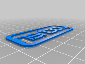 name tag v4 signs & logos customized 3d print model - Mito3D