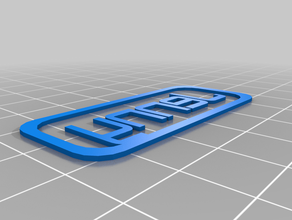 name tag v5 signs & logos customized 3d print model - Mito3D