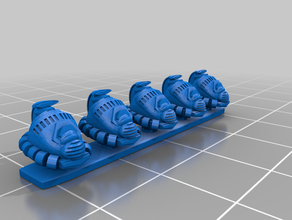 Mm toxoplazma viper kafaları oyuncaklar ve oyunlar 3d print model - Mito3D