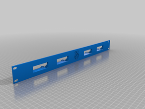 raspberry pi en rack 1u de l'électronique 3d print model - Mito3D