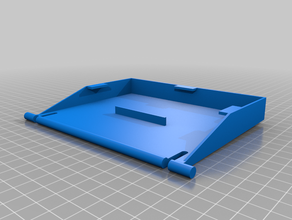 yüzme havuzu skimmer kapağı yedek parça azuro kapı flep 3d print model - Mito3D