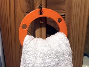 toalha do cabide casa de banho 3d print model - Mito3D