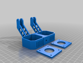 dual nema 17 mount bearing filament guide 3d printing 3d print model - Mito3D