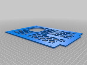 anycubic chiron backplate Impressora 3d de peças 3d print model - Mito3D