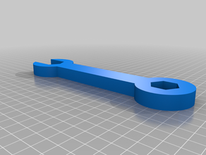 my customized parametric wrench fixed hand tools 3d print model - Mito3D