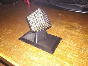 sfera magnetica multitool costruzione di giocattoli card cubo geomag magnetico stand 3d print model - Mito3D