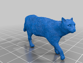 cat animaux 3d print model - Mito3D