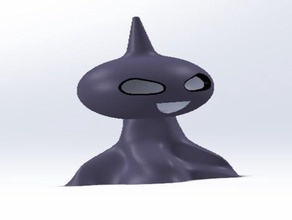 shuppet - ghost pokemon halloween jack-o-lantern 3d printing character gameboy decoration nintendo 3ds pikachu figures go toy spooky season spoopy videogame video game games 3d print model - Mito3D