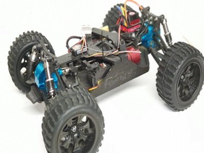 open rc truggy all metal diffs r c vehicles car enur openrc radio controlled 3d print model - Mito3D