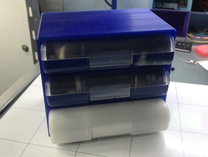 dremel box shelf tool holders & boxes 3d printer toolbox accessories holder 3d print model - Mito3D
