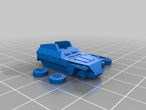 sdkfz 250 8 - easy print Fahrzeuge 3d print model - Mito3D