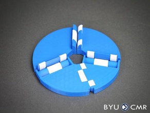 sorce origami vértice de engenharia 1dof 3dprinable 3dprinting a byu cmr compatível com o mecanismo engenheiro flexível dobre dobrável dobramento ligação mecânico rolo rolando veritasium 3d print model - Mito3D