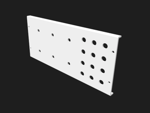 yusynth - frontpanel standards Musik front-panel modular synth synthesizer 3d print model - Mito3D