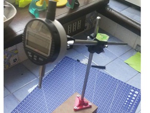 dial indicator stand diy mpcnc add-on 3d print model - Mito3D