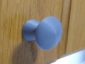 gabinete gaveta puxe o botão do agregado familiar 3d print model - Mito3D