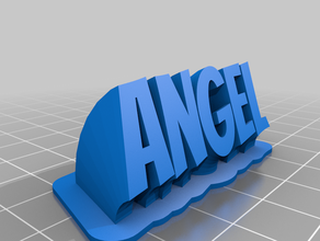 angel office customized 3d print model - Mito3D