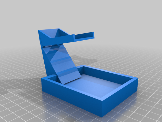 basit bir zar rulo Kulesi tepsi dnd 3D print model - Mito3D