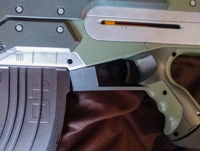 basic nerf longshot trigger guard v4 toys & games 3d print model - Mito3D