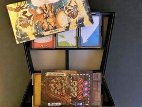 organizer insert 5-minute dungeon sleeved cards 3d print model - Mito3D