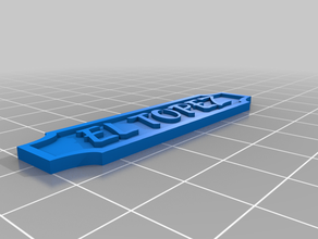 el topez 2 decor customized 3d print model - Mito3D