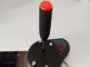 thrustmaster th8a shifter-Handbremsgriff video-Spiele Handbremse anziehen mod shifter knob simracing th8rs 3d print model - Mito3D