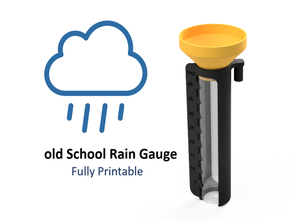 rain gauge meter outdoor & garden equipment measure netamo ombrometer pluviometer raingauge regen regenmesser scale skala tool udometer water 3d print model - Mito3D