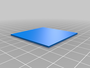 plano cuadrado La impresión en 3d de las pruebas 3dprinter Impresora abl la autonivelación cama nivel nivelación calibración prueba impresora square ubl 3d print model - Mito3D
