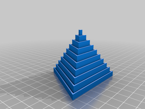 printable pyramid 3d printing 3d print model - Mito3D