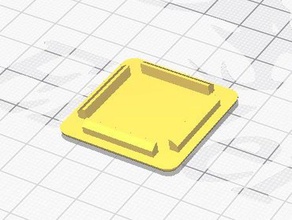profilo cap 30 parti di ricambio fine tubo quadrato in acciaio 3d print model - Mito3D
