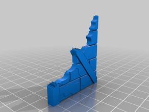 mor ruine element left toy & game accessories frostgrave mordheim terrain warhammer quest 3d print model - Mito3D