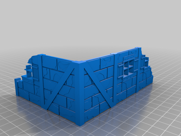 mor smal ruine 1 brinquedo & acessórios para jogos frostgrave mordheim terreno warhammer quest 3D print model - Mito3D