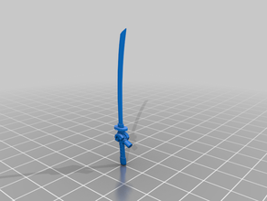 battletech mech katana modello di robot spada 3d print model - Mito3D