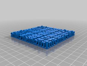 meine angepasste stereo-text Skulpturen kundengebundene 3d print model - Mito3D