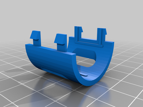 mares snorkel clipe de substituição peça esporte & ao ar livre 3d print model - Mito3D