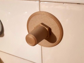 water valve cover bathroom 3d print model - Mito3D