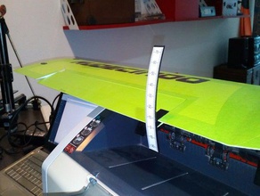 throw-meter aileron flap r c vehicles 3d print model - Mito3D
