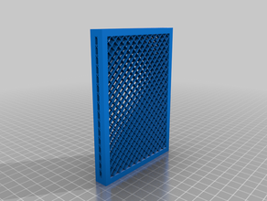 my customized lattice box 4 containers 3d print model - Mito3D