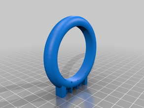 my customized name ring rings 3d print model - Mito3D