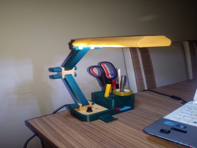 al ma lambas - desklamp ofis masa alanında lamba 3D print model - Mito3D