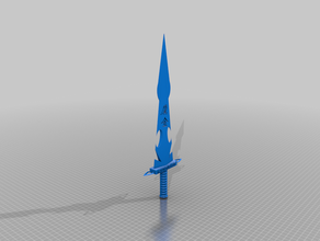 golden eagle suprême de l'épée L'impression 3d 3d print model - Mito3D