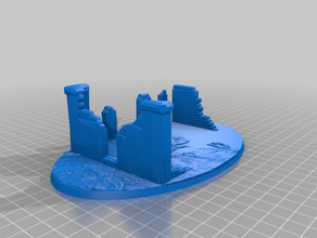 customized base titan buildings & structures 3d print model - Mito3D