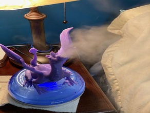 a vapor da respiração adalinda umidificador edição esculturas dragão dragões loubie remix serpente 3d print model - Mito3D